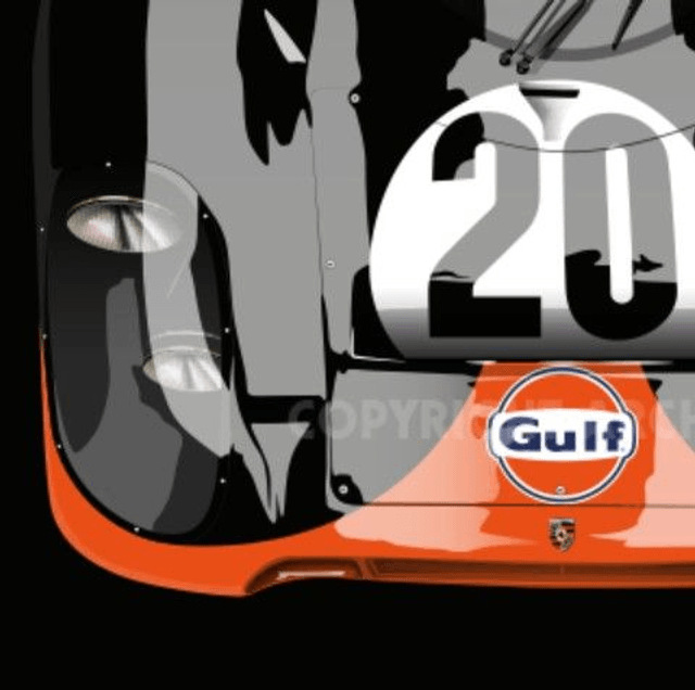 Porsche 917 Gulf - Gloss Black - Very limited edition!