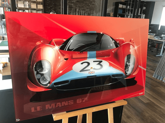 Ferrari 412P Le Mans 1967 - Limited Edition print