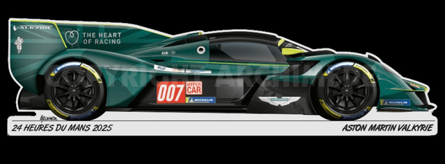 Race car aluminium wall plaques