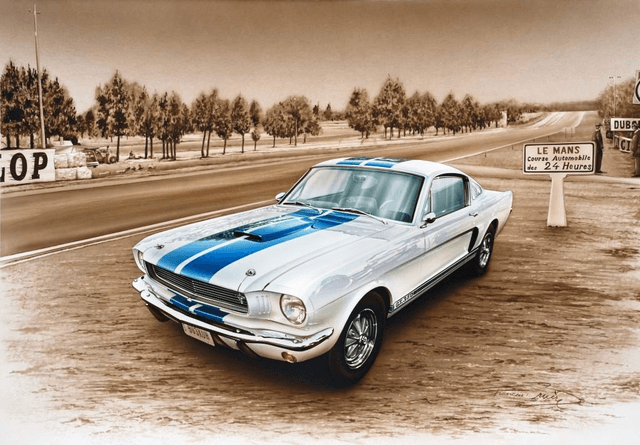 Ford Mustang GT 350 - Framed Print