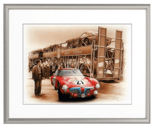 Alfa Romeo 3000 CM - Framed Print
