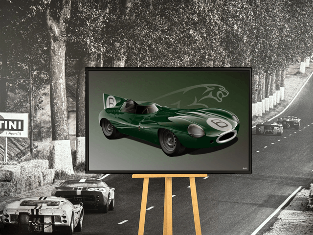 Jaguar D Type - Le Mans 1955 - VERY LIMITED EDITION