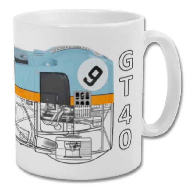 A Set of 4 Printed Mugs