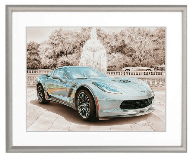 Corvette C7R - Framed Print