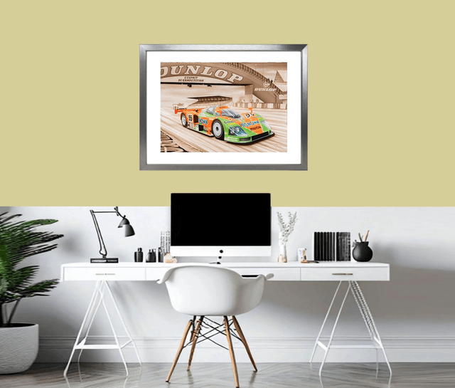 Mazda 787B - Le Mans 1991 - Limited Edition framed print