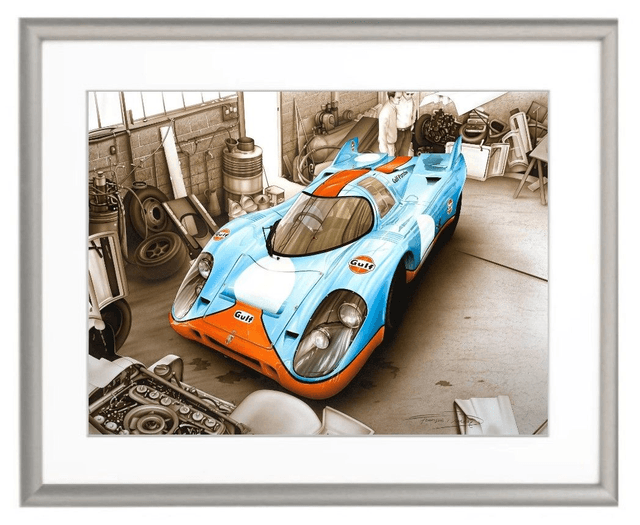Porsche 917K Le Mans 1971 - Framed Print