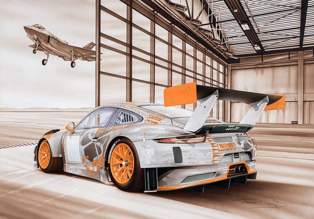 Porsche 991 Cup - Framed Print