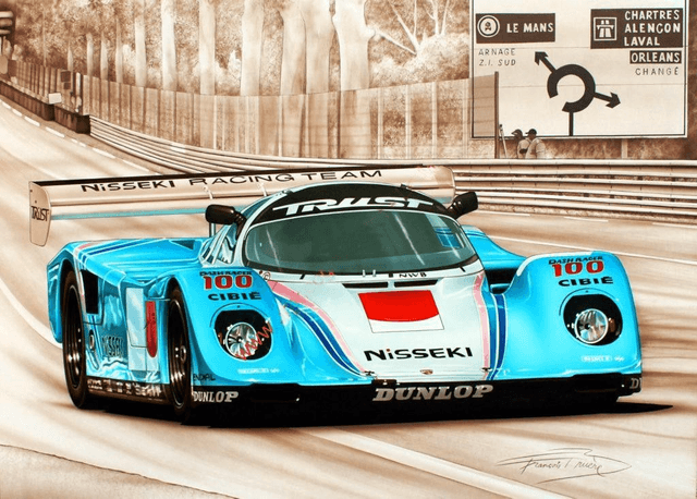 Porsche 962C Le Mans 1990 Limited Edition - Framed