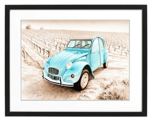 Citroën 2CV - Framed Print