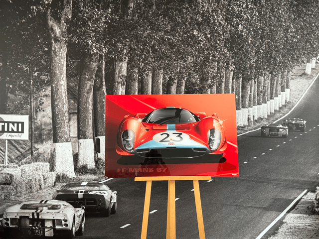 Ferrari 412P Le Mans 1967 - Limited Edition print