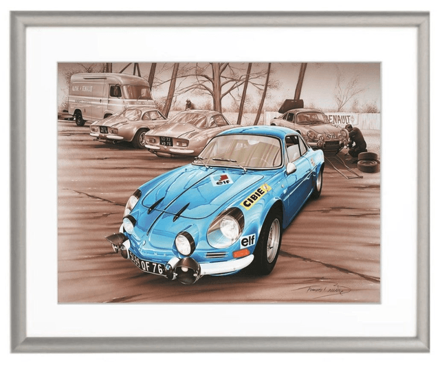 Alpine A110  - Framed Print