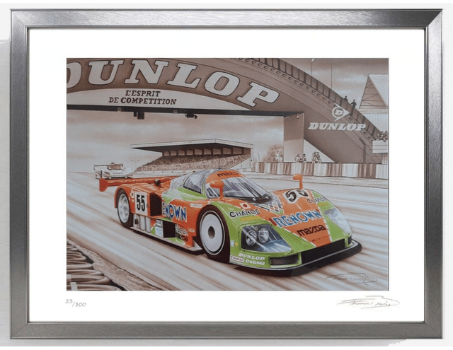 Mazda 787B - Le Mans 1991 - Limited Edition framed print