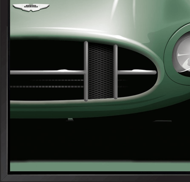 Aston Martin DBR1 - Le Mans 1959 - Framed Print by Archimede