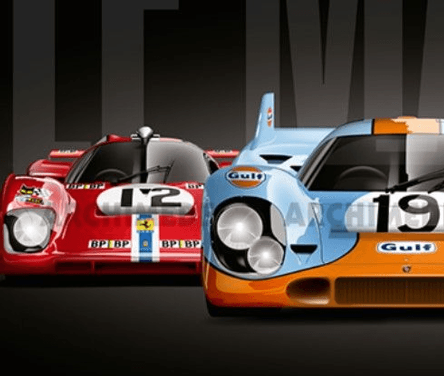 Le Mans Podium 1971 - Limited Edition framed print 