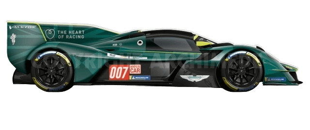 Aston Martin Valkyrie - Aluminium plaque