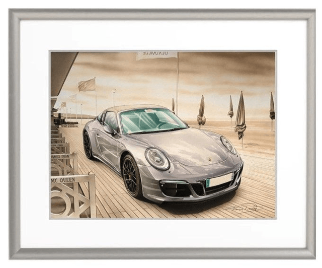 Porsche 991 Targa GTS - Framed Print
