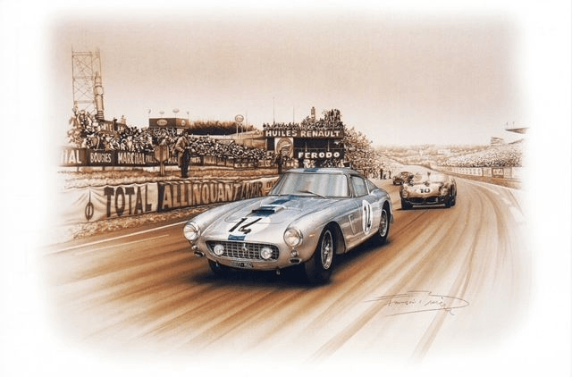 Ferrari 250 GT - Framed Print