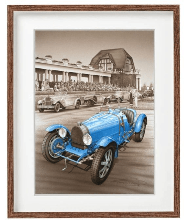 Bugatti Type 51 - Framed Print