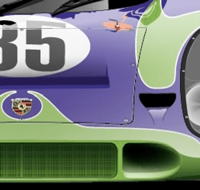 Porsche 917K #35 Watkins Glen 1970 - Framed Print by Archimede 