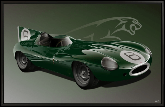 Jaguar D Type - Le Mans 1955 - VERY LIMITED EDITION