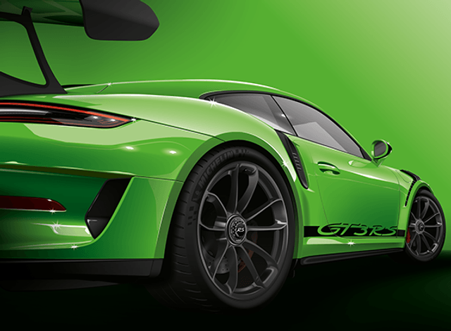 Porsche 991 GT3 RS - Framed Print