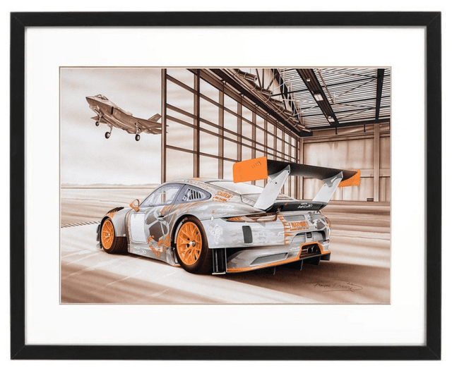 Porsche 991 Cup - Framed Print