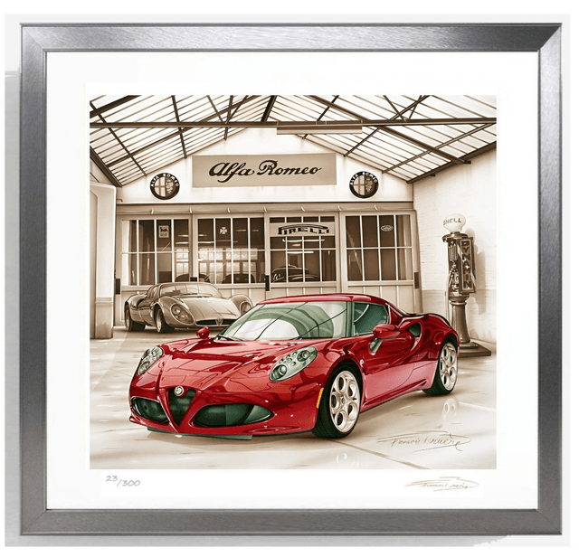 Alfa Romeo 4C Limited Edition - Framed print