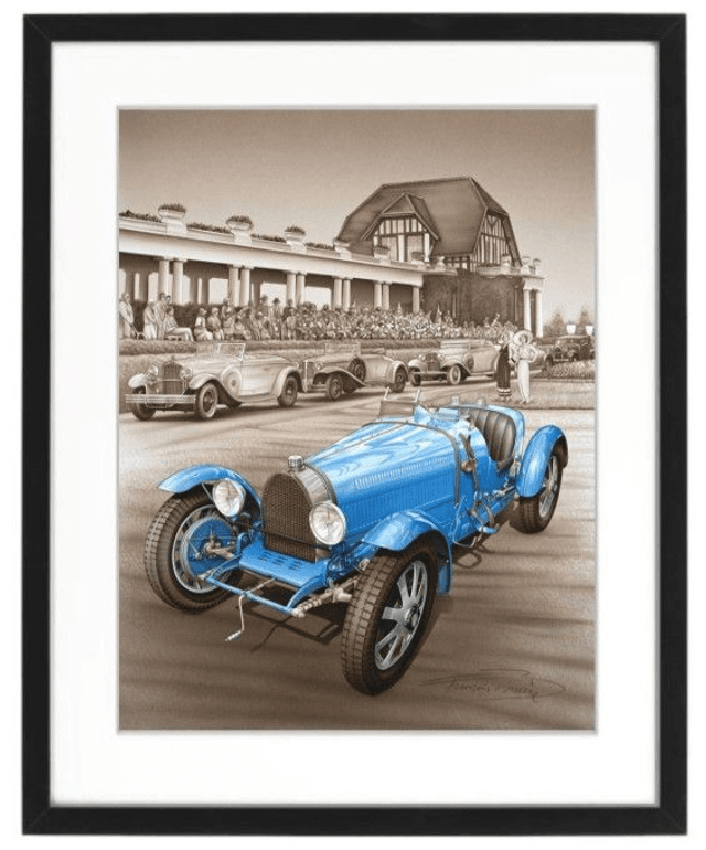 Bugatti Type 51 - Framed Print