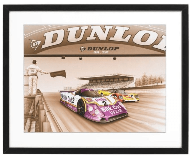 Jaguar XJR9 1988 - Framed Print