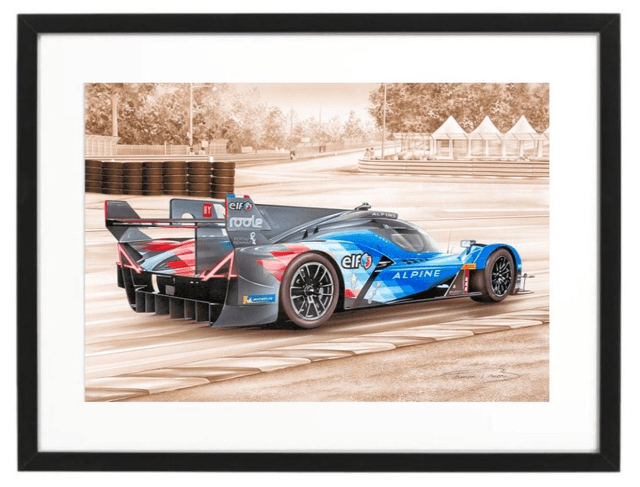 Alpine A424 Hypercar - Le Mans 2024 - Limited Edition Framed Print