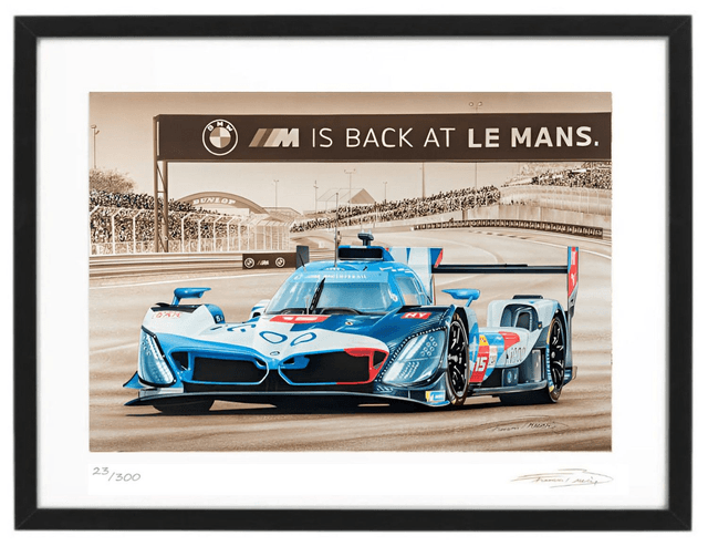 BMW M Hybrid - Le Mans 2025 - Limited Edition Framed Print