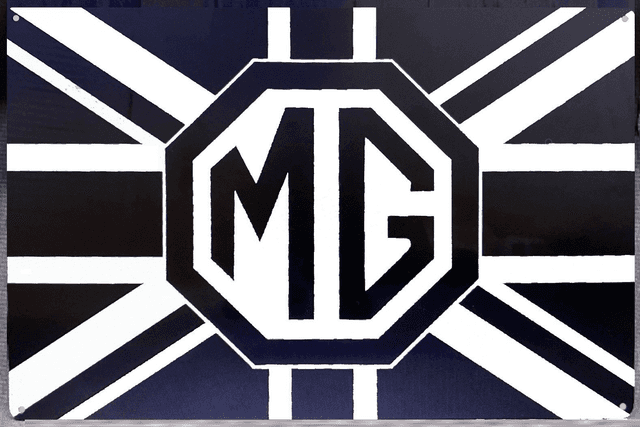 MG Logo - Aluminium Wall Plaque