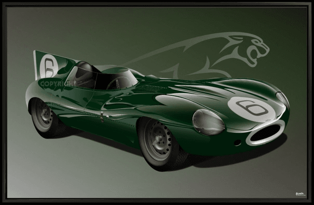 Jaguar D Type - Le Mans 1955 - VERY LIMITED EDITION