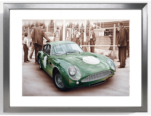 Aston Martin DB4 GTZ - Limited Edition Framed Print