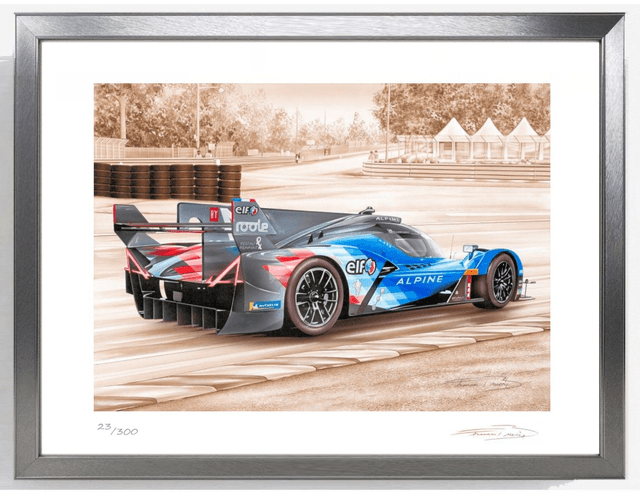 Alpine A424 Hypercar - Le Mans 2024 - Limited Edition Framed Print